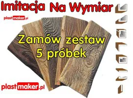 Lamele styropianowe drewnopodobne sufitowe i maskownice imitacja drewna