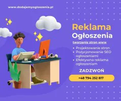 Reklama strony www, Projekty Stron www, Pozycjonowanie ogłoszeniami