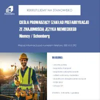 CIEŚLA PROWADZĄCY z językiem niemieckim NIEMCY / SCHOMBERG