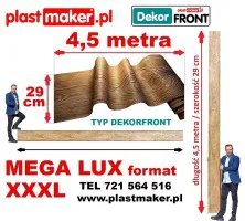 NOWOŚĆ Elastyczna deska dekoracyjna DekorFront MEGA lux