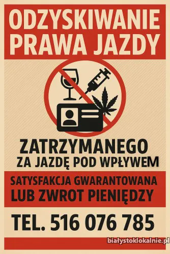 Straciłeś prawo jazdy za jazdę pod wpływem alkoholu lub innych środków