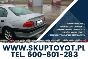Skup aut marki TOYOTA Avensis Corolla Picnic Hiace Kupię E11 Skup aut marki TOYOTA Avensis Corolla Picnic Hiace Kupię E11